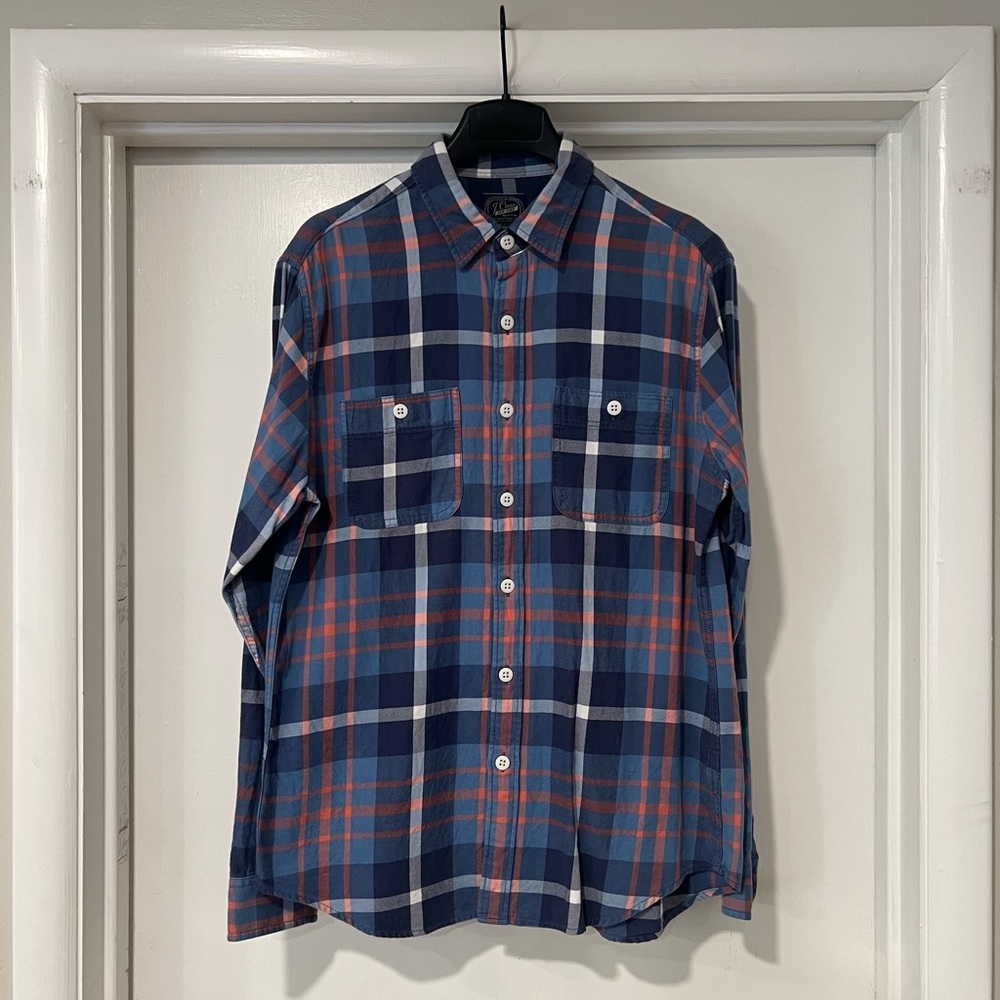 J.Crew Mid-weight Flannel Worshirt M